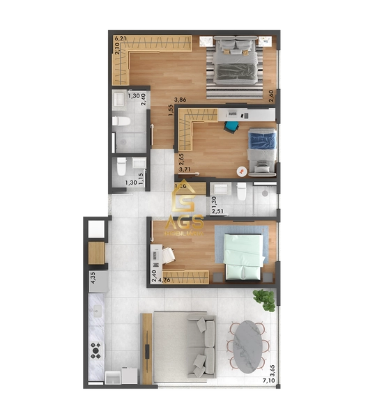 Apartamento  2 suítes: 31ª foto da galeria de imagens do imóvel