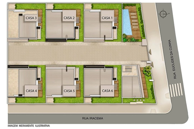 Casa semi mobiliado alto padrão em Condominio Ref.:257: 18ª foto da galeria de imagens do imóvel