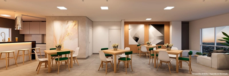 Mobiliado. Sacada integrada (sem golas), piso porcelanato em todo apto, forro rebaixado em gesso. Apto 903.: 21ª foto da galeria de imagens do imóvel
