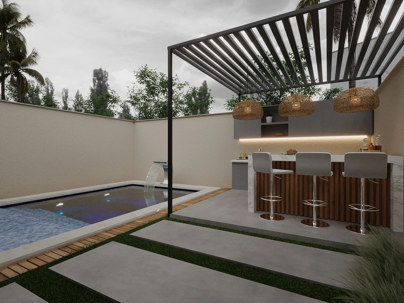 Casa nova, plana, 3 dormitórios, moderna!: 2ª foto da galeria de imagens do imóvel