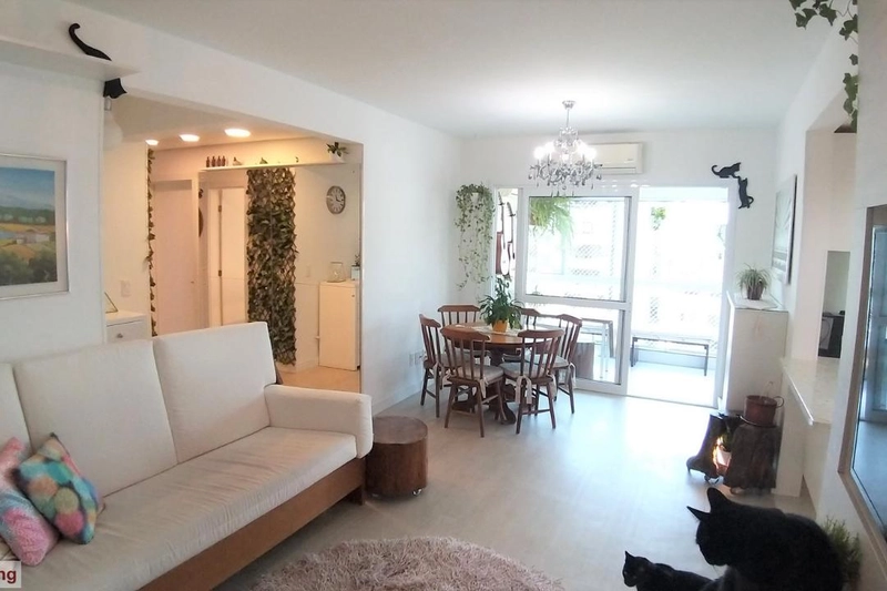 Lindo apartamento 3 dormitórios mobiliado em um condomínio diferenciado Ref.:243: 1ª foto da galeria de imagens do imóvel