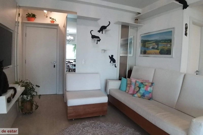 Lindo apartamento 3 dormitórios mobiliado em um condomínio diferenciado Ref.:243: 5ª foto da galeria de imagens do imóvel