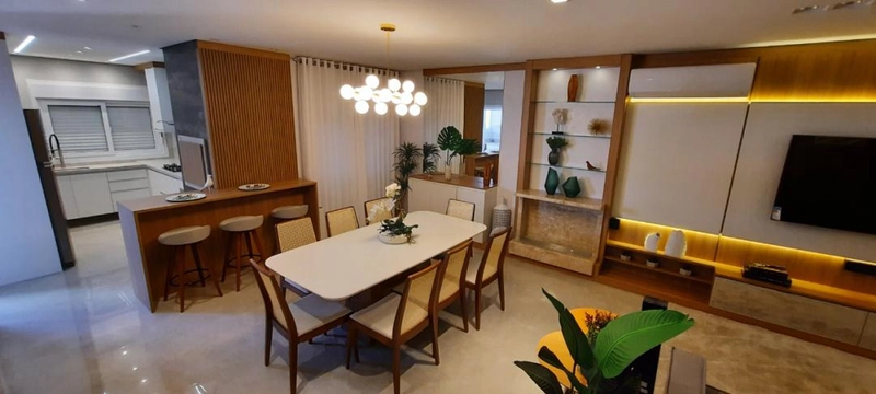 Sobrado novo com arquitetura contemporânea decorado e mobiliado. Ref.:70: 17ª foto da galeria de imagens do imóvel