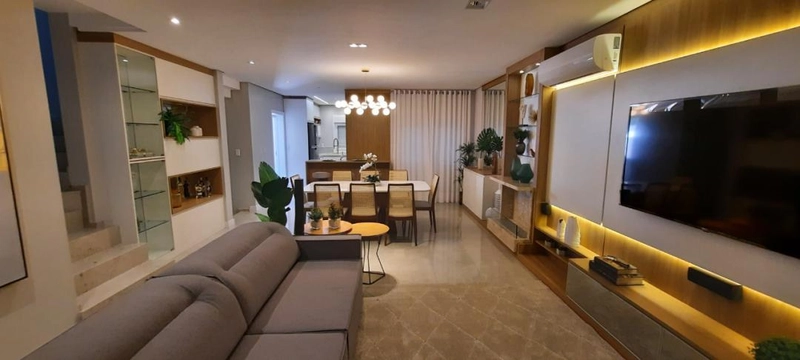 Sobrado novo com arquitetura contemporânea decorado e mobiliado. Ref.:70: 3ª foto da galeria de imagens do imóvel