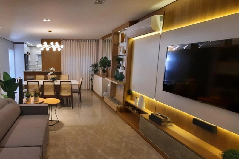 Sobrado novo com arquitetura contemporânea decorado e mobiliado. Ref.:70: 20ª foto da galeria de imagens do imóvel
