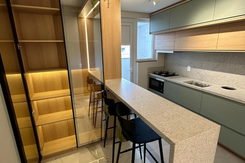 Apartamento lindo, semi mobiliado. REF: 332: 51ª foto da galeria de imagens do imóvel