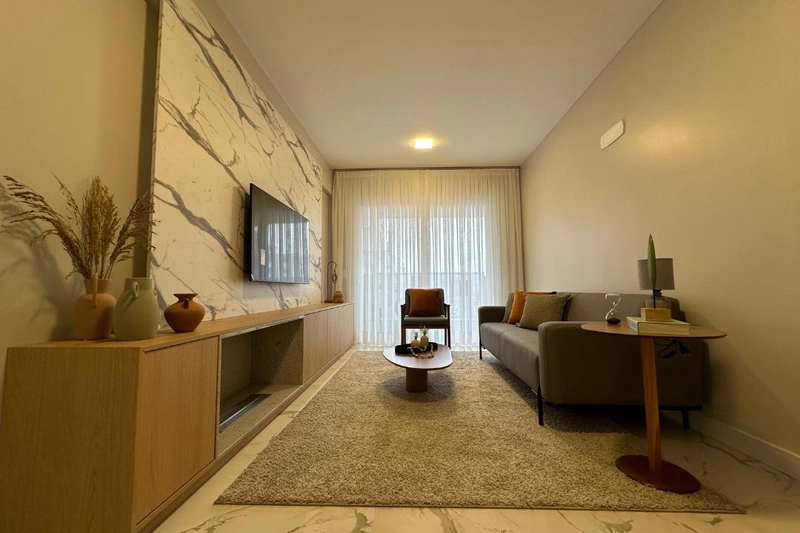 Apartamento lindo, semi mobiliado. REF: 332: 58ª foto da galeria de imagens do imóvel