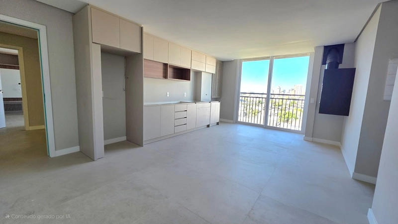 Semi-mobiliado. Sacada integrada (sem golas), piso porcelanato em todo apto, forro rebaixado em gesso. Apto 1001: 3ª foto da galeria de imagens do imóvel