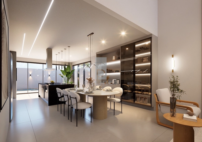 Casa à venda com três suítes e piscina no condomínio Terras da Fazenda-Marília SP: 7ª foto da galeria de imagens do imóvel