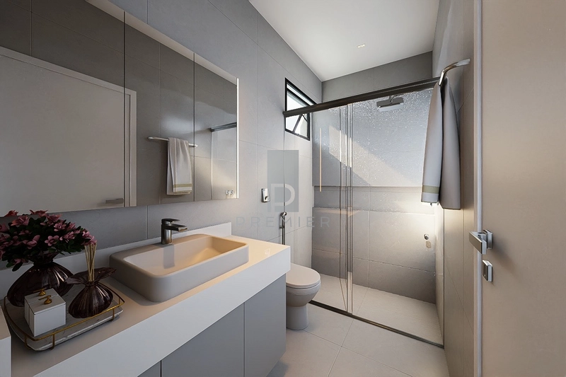 Casa à venda com três suítes e piscina no condomínio Terras da Fazenda-Marília SP: 27ª foto da galeria de imagens do imóvel