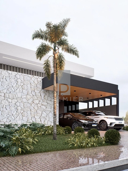 Casa à venda com três suítes e piscina no condomínio Terras da Fazenda-Marília SP: 2ª foto da galeria de imagens do imóvel