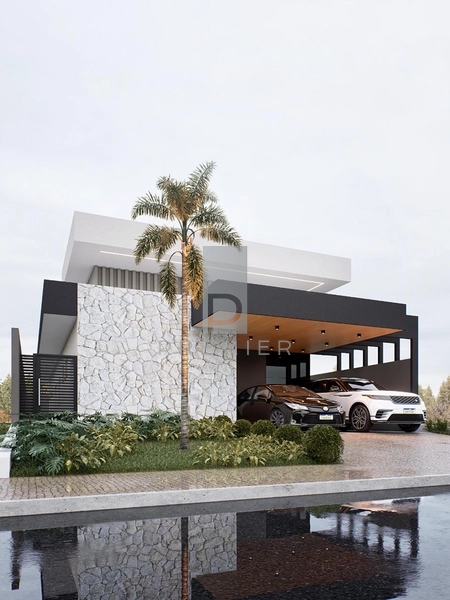 Casa à venda com três suítes e piscina no condomínio Terras da Fazenda-Marília SP: 12ª foto da galeria de imagens do imóvel