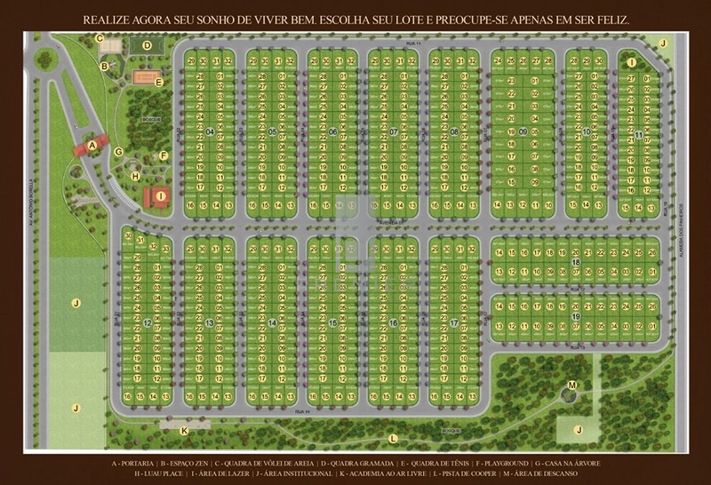 Terreno a venda medindo 369 metros no Condomínio Terras da Fazenda em Marília-SP. : 2ª foto da galeria de imagens do imóvel