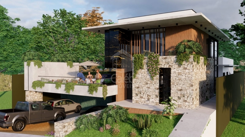 Casa com 4 suítes e piscina no cond. Portal dos Nobres em Marilia-SP.: 1ª foto da galeria de imagens do imóvel