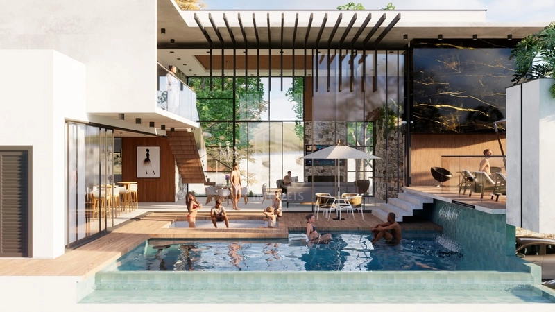Casa com 4 suítes e piscina no cond. Portal dos Nobres em Marilia-SP.: 7ª foto da galeria de imagens do imóvel
