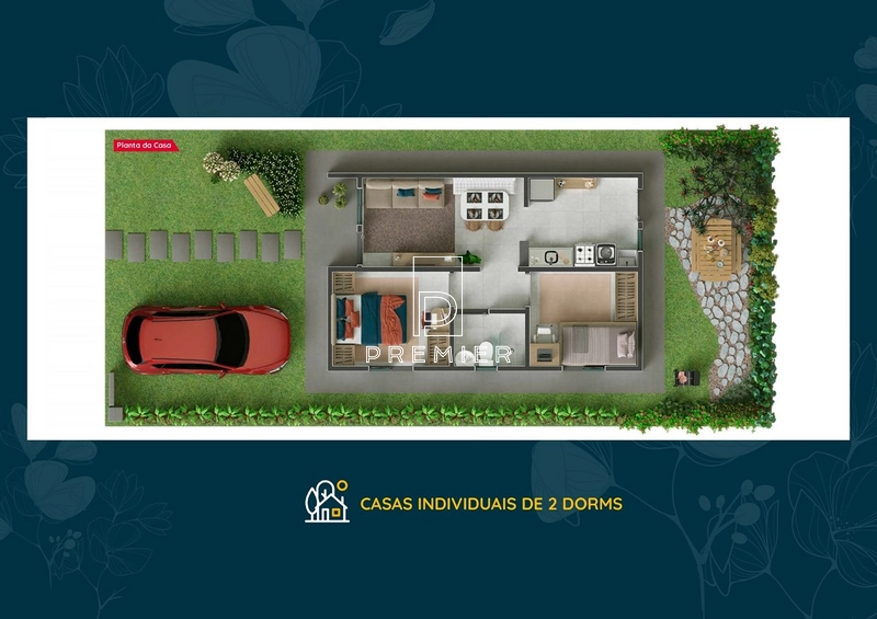 Casa a venda no Condomínio ECO VILAGE - Programa Minha Casa Minha Vida | Marília/SP: 1ª foto da galeria de imagens do imóvel