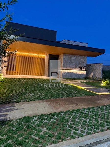 Casa com 3 suites e piscina no condomínio verana em Marília-SP: 4ª foto da galeria de imagens do imóvel