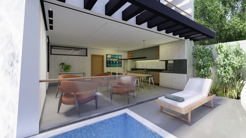 Casa com 4 quartos e piscina no Condomínio Verana em Marília-SP.: 6ª foto da galeria de imagens do imóvel