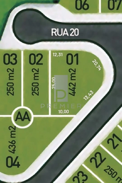 Terreno a Venda medindo 442 metros no Condomínio Vila Flora III em Marília-SP. : 11ª foto da galeria de imagens do imóvel