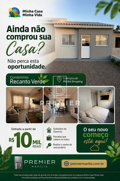 Casa com 2 quartos no Condomínio Residencial Recanto Verde | Marília/SP: 21ª foto da galeria de imagens do imóvel