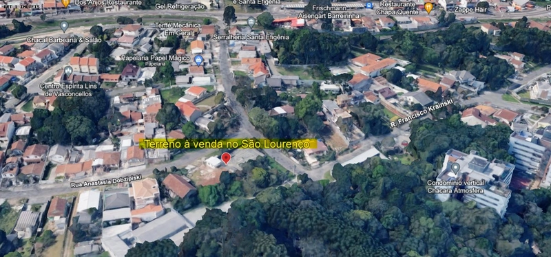 Terreno para Venda em Curitiba, São Lourenço: 3ª foto da galeria de imagens do imóvel