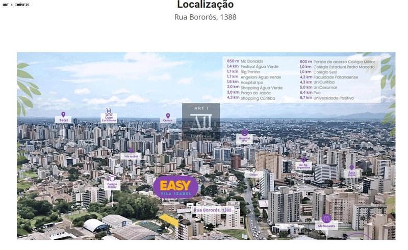 Apartamento para Venda em Curitiba, Portão, 2 dormitórios, 1 banheiro, 1 vaga: 22ª foto da galeria de imagens do imóvel