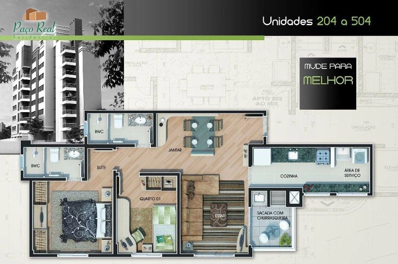 Apartamento para Venda em Curitiba, Bigorrilho, 2 dormitórios, 1 suíte, 2 banheiros, 2 vagas: 30ª foto da galeria de imagens do imóvel