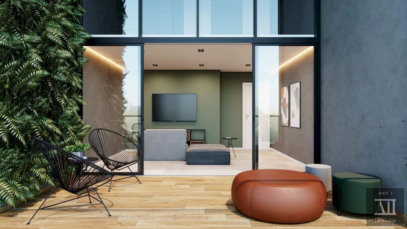 Studio para Venda em Curitiba, Água Verde, 1 dormitório, 1 banheiro: 6ª foto da galeria de imagens do imóvel