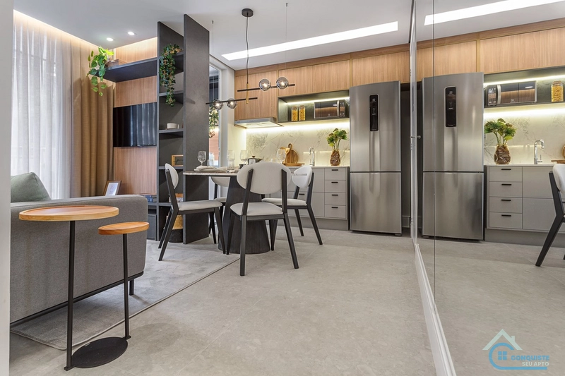 Apartamentos de 1 e 2 dorms com opção de terraço e vaga: 4ª foto da galeria de imagens do imóvel