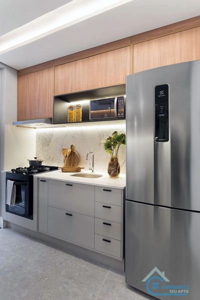 Apartamentos de 1 e 2 dorms com opção de terraço e vaga: 1ª foto da galeria de imagens do imóvel