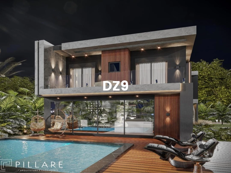 CASA 5 SUÍTES EM FASE DE OBRA COM 233M²: 1ª foto da galeria de imagens do imóvel