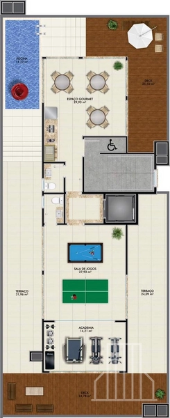 LINDÍSSIMO APARTAMENTO EM OBRAS NO BAIRRO ZONA NOVA EM CAPÃO DA CANOA: 17ª foto da galeria de imagens do imóvel