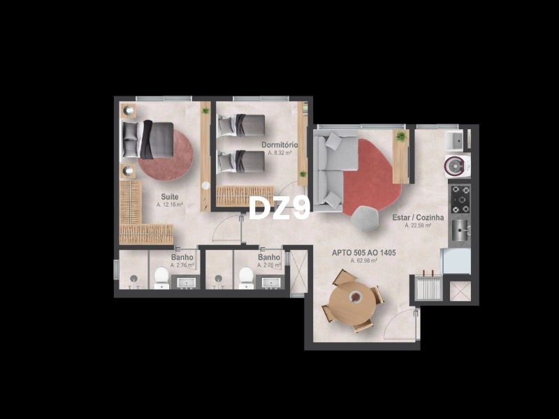 LINDO APARTAMENTO EM OBRAS NO BAIRRO NAVEGANTES!: 8ª foto da galeria de imagens do imóvel