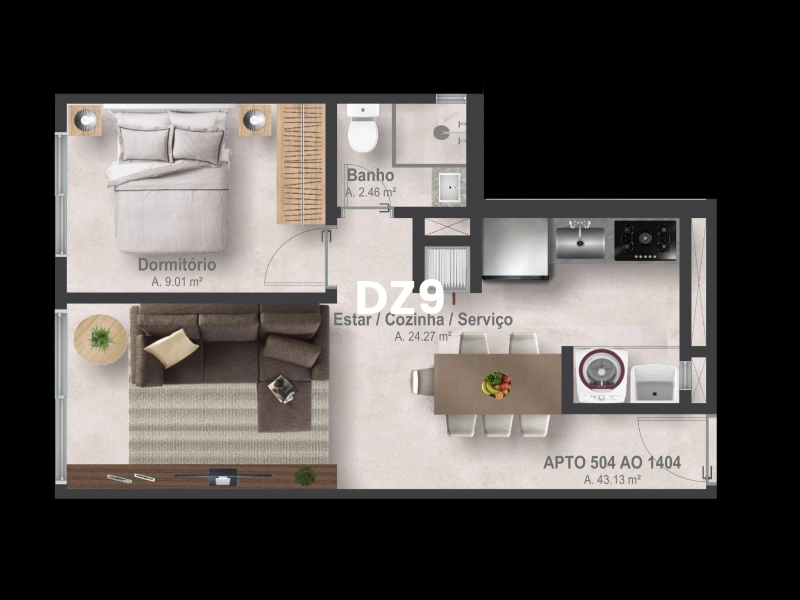 LINDO APARTAMENTO EM OBRAS NO BAIRRO NAVEGANTES!: 11ª foto da galeria de imagens do imóvel