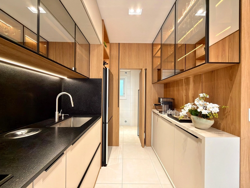 Apartamento mobiliado a uma quadra do mar com vista livre e infraestrutura completa em Capão da Canoa: 15ª foto da galeria de imagens do imóvel