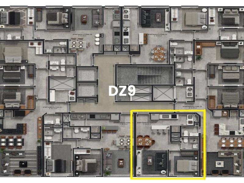 APARTAMENTO COM 3 DORMITORIOS, SENDO 1 SUITE!: 9ª foto da galeria de imagens do imóvel