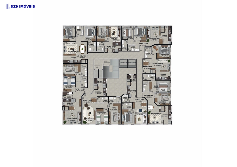 Apartamento na planta, 2 dorm, suíte, 3 quadras do mar: 2ª foto da galeria de imagens do imóvel