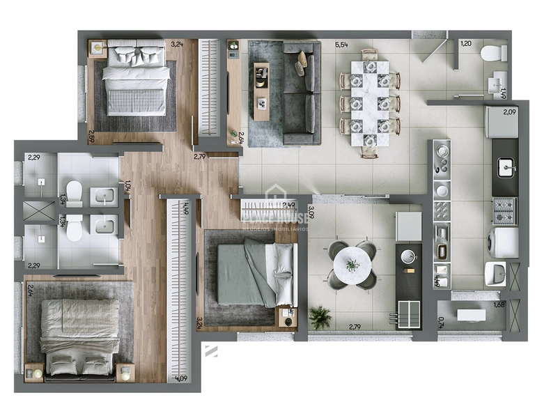 Apartamento - Bild - Mozaic - Bairro Jardim Sul- Uberlândia-MG: 37ª foto da galeria de imagens do imóvel