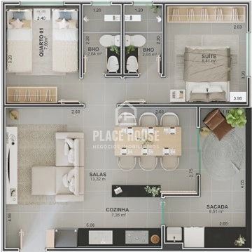 Modernidade e Inteligência: Apartamento no Axor Residence – Bairro Santa Mônica: 5ª foto da galeria de imagens do imóvel