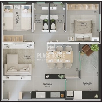 Modernidade e Inteligência: Apartamento no Axor Residence – Bairro Santa Mônica: 4ª foto da galeria de imagens do imóvel