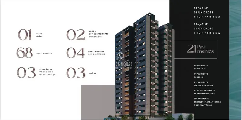 Apartamento a partir 134 m² a partir R$ 1.204.992,00 - Lídice: 9ª foto da galeria de imagens do imóvel