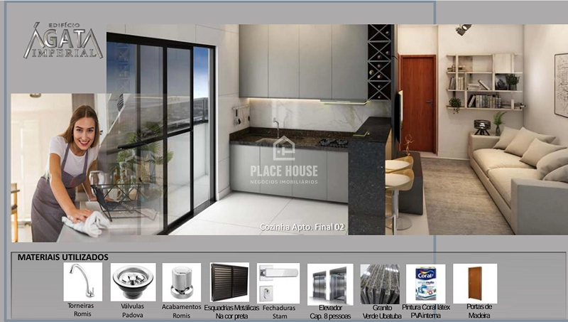 Apartamento 02 quartos c/ 01 suíte a partir de 48,34 m²- Santa Mônica- Uberlândia-MG: 3ª foto da galeria de imagens do imóvel