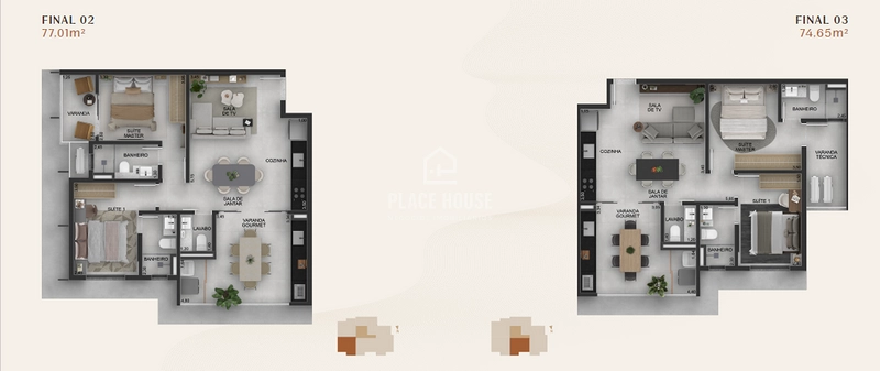 Apartamento Cond. Residencial Duna – Morada da Colina – Uberlândia.: 11ª foto da galeria de imagens do imóvel