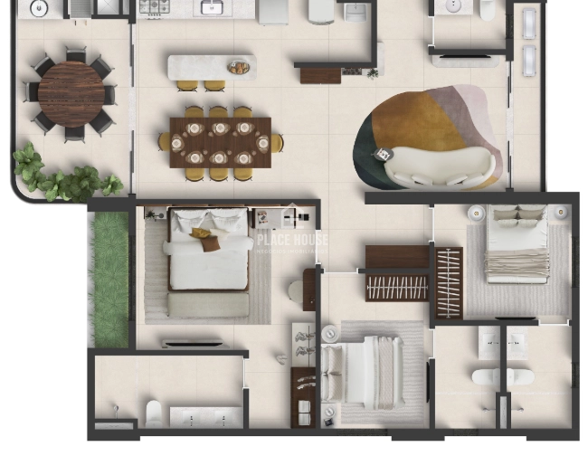 Apartamento a partir de 3 dormitórios com 01 suíte - Líndice: 14ª foto da galeria de imagens do imóvel