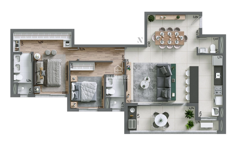 Apartamento com 2 ou 3 quartos 1 suíte - Gávea: 34ª foto da galeria de imagens do imóvel