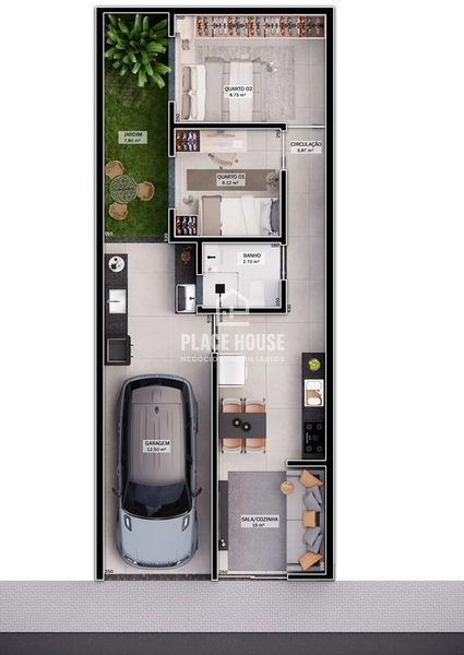 RESIDENCIAL MANHATTAN -Casa Condomínio Fechado Bairro Panorama: 5ª foto da galeria de imagens do imóvel