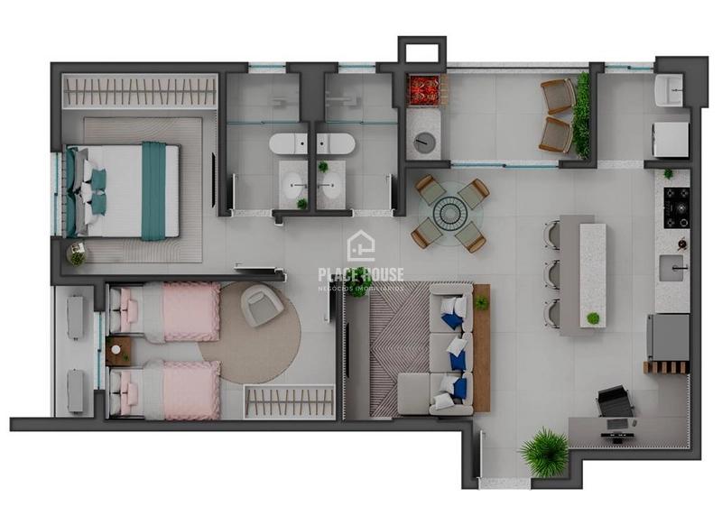 Studio Infinity Living - Uberlândia - MG: 11ª foto da galeria de imagens do imóvel