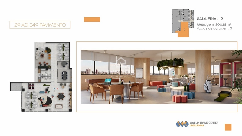  World Trade Center - Salas comerciais de 168 até 300 m² - Uberlândia: 28ª foto da galeria de imagens do imóvel
