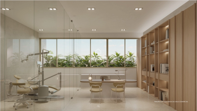 Salas comerciais a partir de 48,81 até 68,20m² no  Parque Sul: 2ª foto da galeria de imagens do imóvel