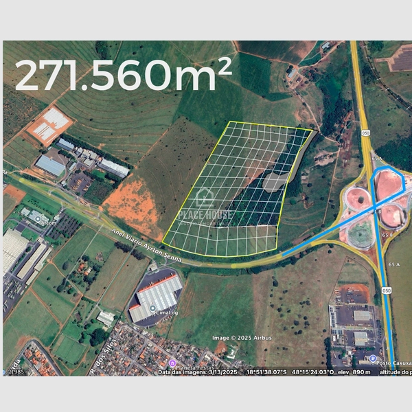 Área a venda 271.000 m²  em Uberlândia: 3ª foto da galeria de imagens do imóvel